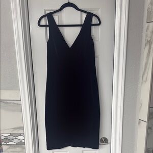 J. Crew Black Velvet Cocktail Dress